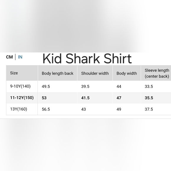 Mofusand Shark Light Blue Cotton T-Shirt Uniqlo Kid Size 13 Fit Women Size S/M - Picture 5 of 5